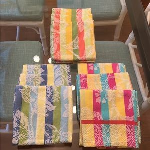 Striped Kitchen Towels (Set of 9)